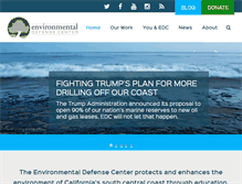 Tablet Screenshot of environmentaldefensecenter.org